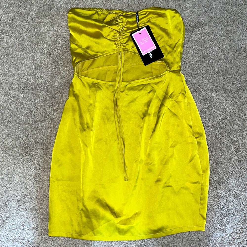 Shape cut out dress